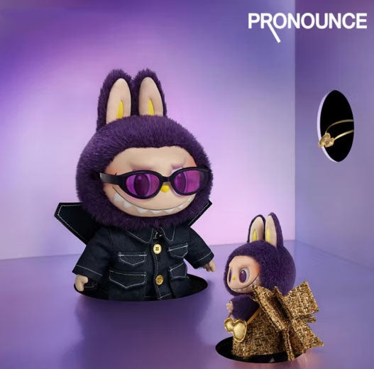 POP MART LABUBUxPRONOUNCE Wings of Fortune Series-Vinyl Plush Doll Pendant Action Figure